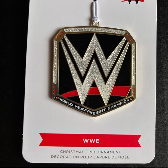 Hallmark Wrestling WWE Christmas Tree Ornament World Heavyweight Champion Decor - Picture 6 of 9